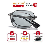 Kính Mát Nam Thời Trang, Mắt Vuông Tròng Phân Cực Đổi Màu Chống Lóa Đi Đêm, Gọng Kính Gập Tiện Lợi AK026 - AORON