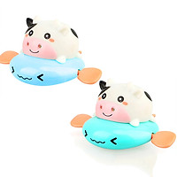 Đồ chơi thả bồn tắm, đồ chơi nhà tắm phun nước hình heo và bò vặn cót đáng yêu đủ màu sắc cho bé – DC057