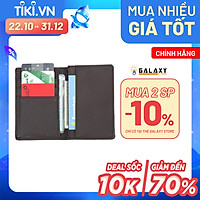 Ví Bóp Nam Nữ Nhỏ Gọn Nhiều Ngăn Để Thẻ CMND Galaxy Store GVMB02B - Nâu (8 x 12 cm)