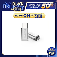 Bộ Chuyển Đổi Dodocool Mini USB-C Sang Micro USB Cho MacBook / ChromeBook Pixel/ Nexus 5X/ Nexus 6P/ OnePlus Two/ Nokia N1/ Thiết Bị Được Hỗ Trợ Loại C Bạc