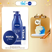 Bộ Sản Phẩm Dưỡng Ẩm Chuyên Sâu và Phục Hồi Da Khô NIVEA Signature (Sữa Dưỡng Thể 400ml - 80204 & Kem Dưỡng Ẩm Dịu Nhẹ mọi loại da 150ml - 80104 & Son Dưỡng Môi Original Care 4.8g - 85061)