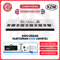 Đàn Organ điện tử/ Portable Keyboard - Kzm Kurtzman K150 (WH) - Màu trắng - Hàng chính hãng