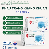 Khẩu trang y tế PREMIUM Doctor K, 4 lớp , chống nước, Bác sĩ sử dụng