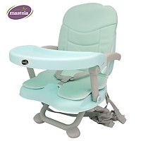 Ghế ngồi ăn dặm cho bé - gập gọn dùng gia đình, đi du lịch điều chỉnh độ cao MASTELA 1013 - BPA FREE tiêu chuẩn Châu Âu - Tặng yếm ăn dặm
