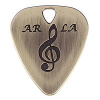 Creative Sheet Metal Guitar Picks Plectrum Guitar Picks 1.4 Mm For Acoustic Electric Guitar