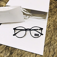 Gọng kính giả cận nam nữ cao cấp Hàn Quốc - Kính cận tròn không độ mẫu đẹp lạ Jun Secrect BDTT