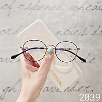 Gọng kính cận thời trang nữ Lilyeyewear mắt tròn TITANIUM siêu nhẹ phù hợp mặt nhỏ 2839