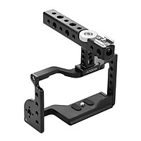 Andoer Professional Video Accessories Camera Cage Kit with Top Handle Aluminum Alloy Camera Case Bracket with Extension