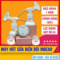 Máy Hút Sữa Điện Đôi Inbear Extra (IBE-9100), 9 Cấp Độ Hút Mạnh, 6 Cấp Độ Matxa Êm Ái, Giúp Kích Sữa Về Đều, Vắt Sữa Nhanh Cho Mẹ Sau Sinh