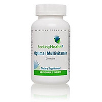 Seeking Health | Optimal Multivitamin | 60 Tablets | Mens Vitamins | Womens Vitamins | Daily Multivitamin Chewable Multivitamin | Multivitamin for Men | Multivitamin for Women