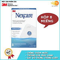 Hộp 8 miếng gạc vô trùng chống thấm nước trong suốt Nexcare 3M H1624, kích thước 60.3mm x 69.8mm