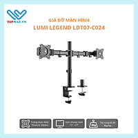 Giá đỡ màn hình máy tính đôi, arm đỡ 2 màn hình Lumi Legend LDT07-C024