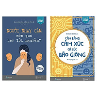 Combo 2 Cuốn Sách Kỹ Năng Sống Hay: Người Nhạy Cảm - Món Quà Hay Lời Nguyền + Cân Bằng Cảm Xúc, Cả Lúc Bão Giông / Những Cuốn Sách Tư Duy - Kỹ Năng Sống Hay Nhất (Tặng Bookmark Happy Life)