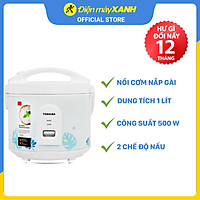 Nồi cơm nắp gài Toshiba 1 lít RC-10JH2PV(B) - Hàng chính hãng