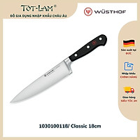 Dao Bếp, Dao Thái Thịt Wusthof Classic 18cm Thép Rèn Cao Cấp - Made in Germany