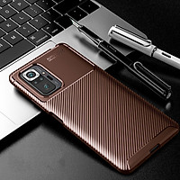 Ốp lưng cho Xiaomi Redmi Note 10 Pro chống sốc Carbon Auto Focus - Hàng nhập khẩu