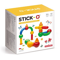 Đồ chơi xếp hình nam châm 3D Stick-O by Magformers Bộ cơ bản 10 mảnh