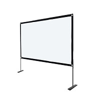 100-inch 16:9 Projector Screen Outdoor Bracket Projection Screen Folding Projecting Screen Home Theater for Home Office
