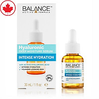 Serum cấp nước dưỡng ẩm Balance Hyaluronic Deep Moisture 30ml (Made In UK)