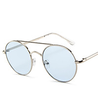 Fashion Retro Metal Round Frame Outdoor Sports Sunglasses
