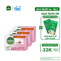 COMBO 3 XÀ PHÒNG DETTOL KHÁNG KHUẨN CHĂM SÓC DA 100G