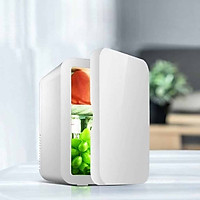 Tủ lạnh mini AMOI dung tích 8L, hai chế độ nóng / lạnh, sử dụng cho văn phòng, gia đình, dễ dàng mang đi du lịch, picnic - Hàng nhập khẩu