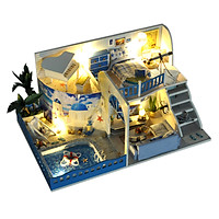 Mô Hình Gỗ Thế Giới Tí Hon Satorini Villa TD14