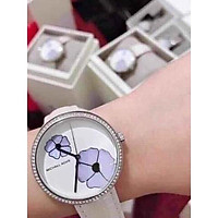 Đồng Hồ Nữ Michael Kors Dây da case 36mm mầu trắng
