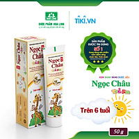 Kem đánh răng dược liệu Ngọc Châu trẻ em trên 6 tuổi 70g