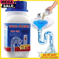 Bột Thông Cống Và Khủ Mùi Hôi Bồn Cầu, Lavabo, Chậu Rửa Bát, Đường Ống Cực Mạnh Nắp Xanh - Giao Hàng Toàn Quốc