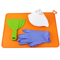 3D Printer Resin Cleaning Kit 2/4/6 Inch Removal Shovel Paper Funnel Slicone Slap Mat Glove for DLP SLA LCD 3D Printer