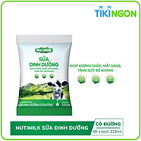 Nutimilk Sữa dinh dưỡng Có đường 220ml