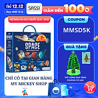 Bộ xếp hình giấy 500 mảnh Khám phá về Không Gian -THE SPACE chính hãng Sassi