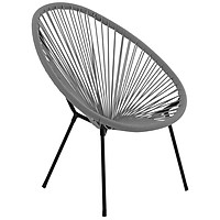 Ghế Đọc Sách Tristin Khung Thép Đan Sợi Nhựa JYSK