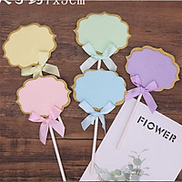 Combo 50 topper thiệp cắm Happy Birthday -cao 12Cm, hình cắm happy birthday, topper cake
