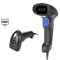 2.4G Wireless 1D 2D Barcode Scanner USB Wired BT Connect Bar Code Reader Handheld Scanner Manual Trigger Scanning