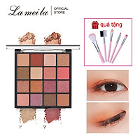 Bảng Phấn Mắt Lameila 16 Màu Lì Và Ánh Ngọc Trai Tươi Tắn 84g