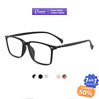 Gọng kính cận nam nữ mắt chữ nhật Elmee chất liệu nhựa dẻo, màu sắc trẻ trung năng động dễ đeo - E8087