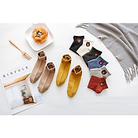 Tất Set túi 10 Đôi Tất Gấu Brown