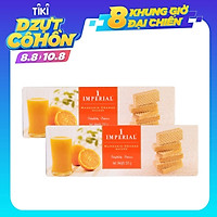 Combo 2 Bánh Xốp Quýt Imperial (100G x 2 hộp) Thái Lan