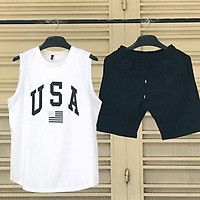 BỘ QUẦN ÁO THỂ THAO BỘ ĐỒ NAM NỮ SIZE M L CHẤT THUN LẠNH