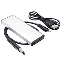 Fun For Macbook Pro 2012 A1425 A1398 MC975 MC976 MD213 MD212 ME662 ME664 SSD Portable Case USB 3.0 to 17+7 pin HDD Enclosure - Silver