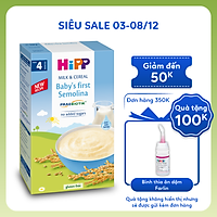 Bột ăn dặm dinh dưỡng Sữa - Ăn dặm khởi đầu HiPP Organic 250g