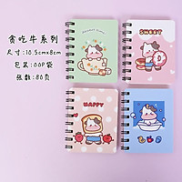 Sổ tay nhật ký bìa cứng gáy lò xo chống thấm hoạ tiết đáng yêu ST52