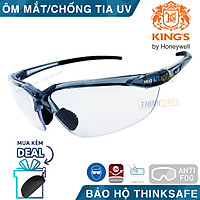 Kính bảo hộ King's KY711 kính chống bụi, trầy xước, mắt kính chống tia UV (trắng trong)