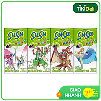 Lốc 4 hộp Sữa Chua Uống Tiệt Trùng Vinamilk Susu 110ml