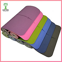 Thảm Tập Yoga Định Tuyến 2 Lớp TPE 6mm Cao Cấp - YOGA QG, Đường Định Tuyến In Rõ Nét Có Lớp Lưới Chống Trơn Trượt, Mềm Mại, Thấm Hút Mồ Hôi Hiệu Quả - Hàng chính hãng