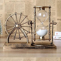 Đồng hồ cát bánh xe Ferris phong cách cổ điển, sang trọng - vật dụng trang trí bàn làm việc