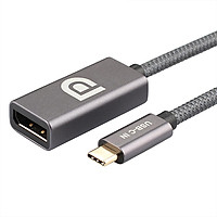 USB3.1 Type-C Male to DP Female Cable 4K@60Hz Audio&Video Adapter Cable Portable Screen Mirroring Converter Plug N Play,