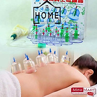 Bộ Giác Hơi Không Cần Lửa 12 Ly Kèm 1 Ống Bơm Chuyên Dụng